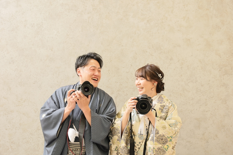 お2人の趣味、カメラと一緒に