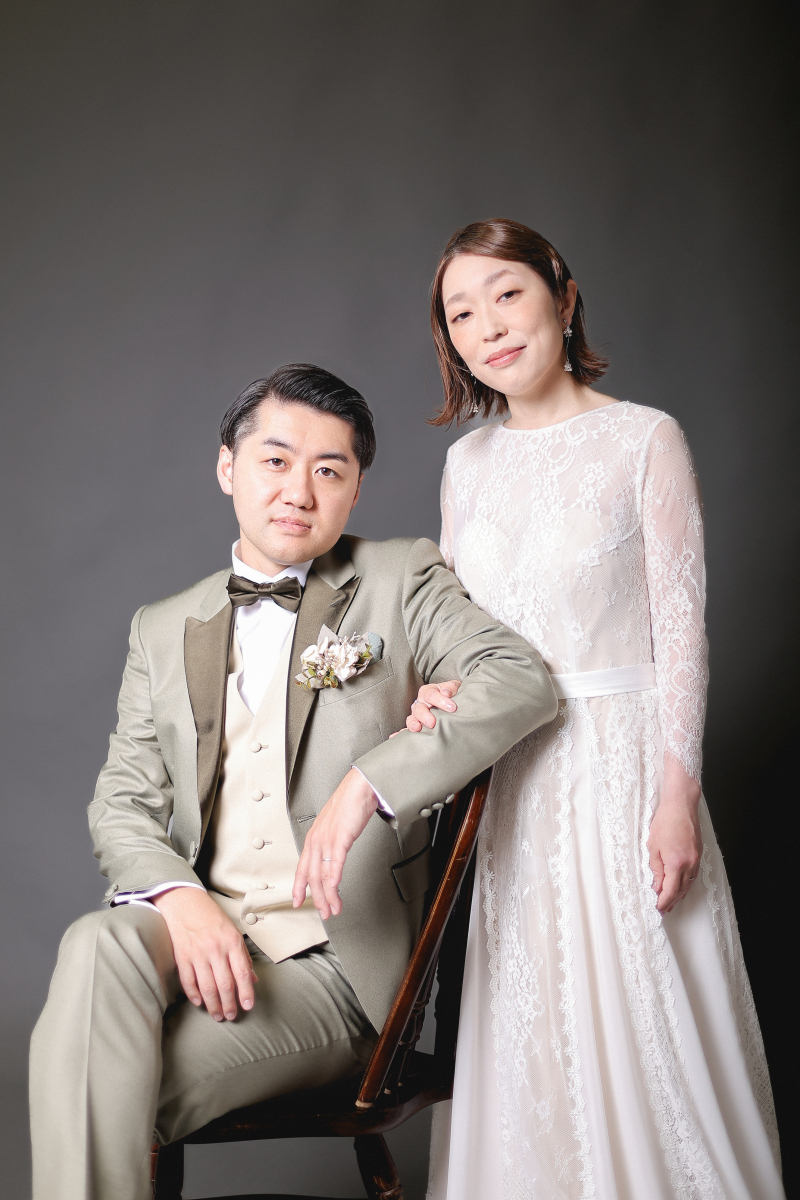 グレーで落ち着いた雰囲気に