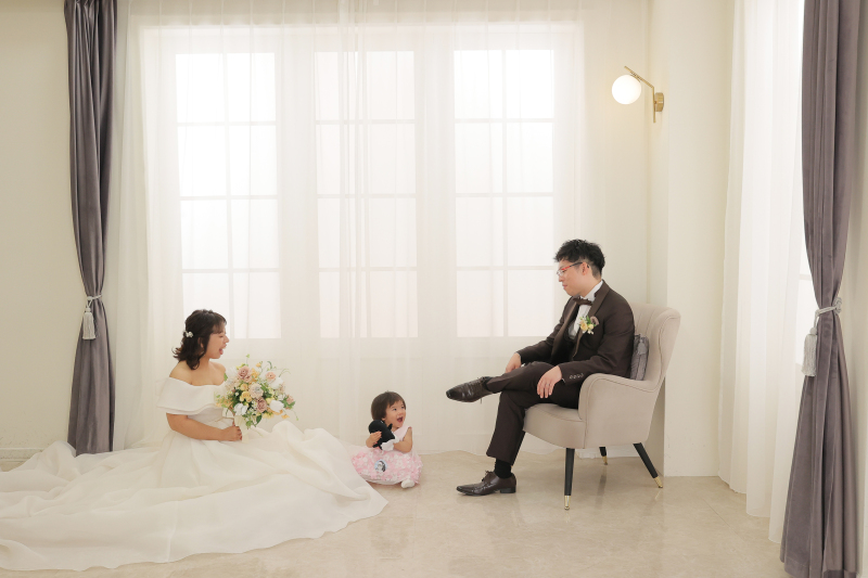 お子さまとの撮影風景をご紹介♪