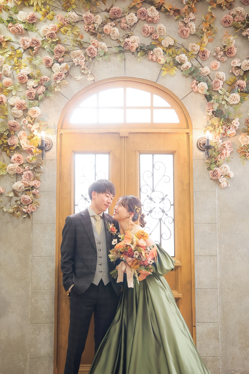 柔らかい光とお2人と