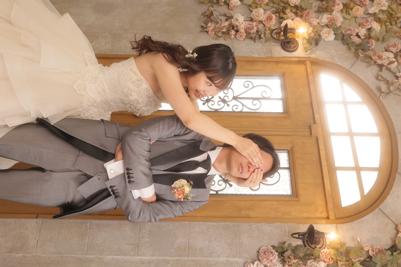 洋装1着のスタジオ撮影