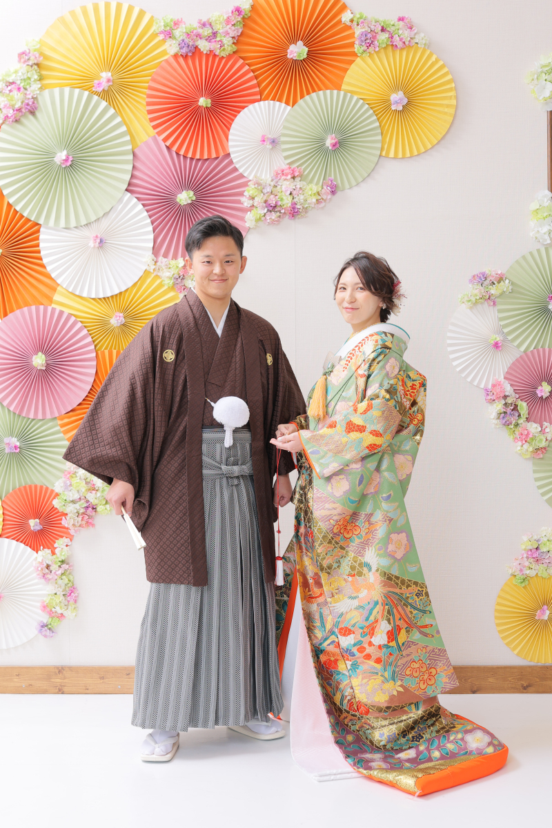 ブラウン×グリーンが今っぽい♡