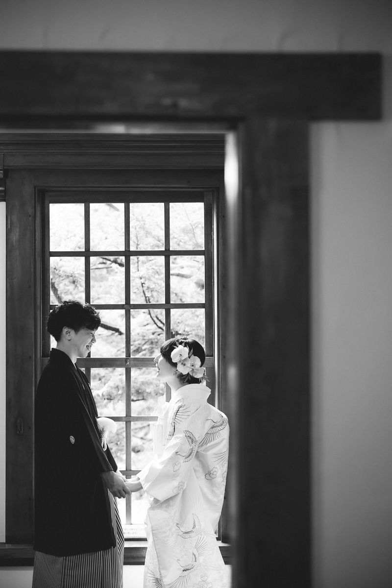 モノクロで雰囲気を変えて・・