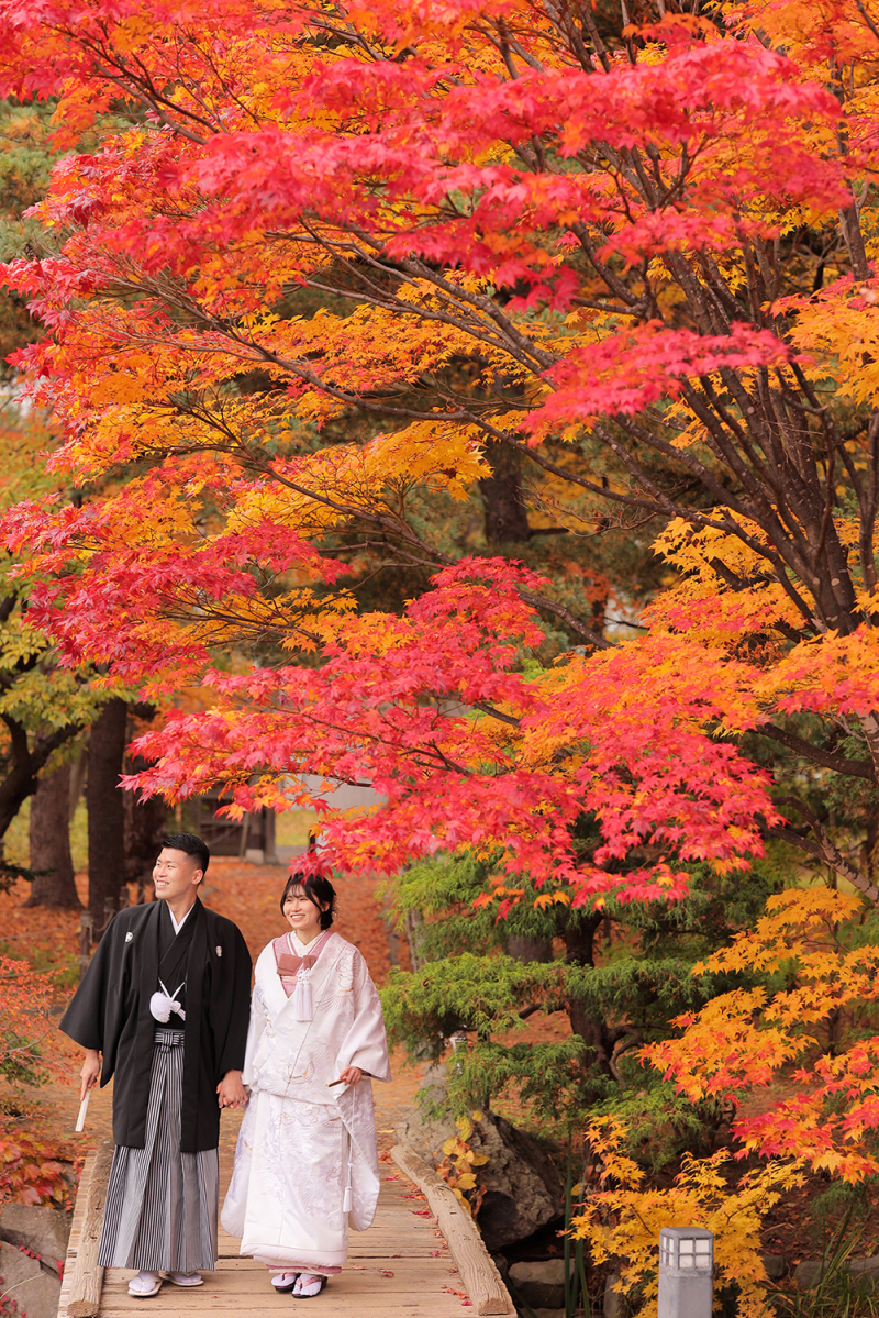紅葉と一緒に❁
