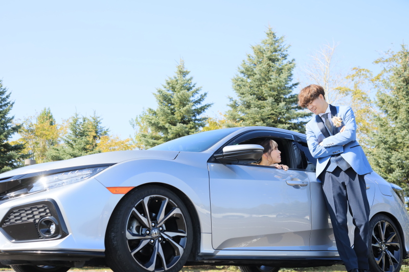 旦那様のかっこいい車と