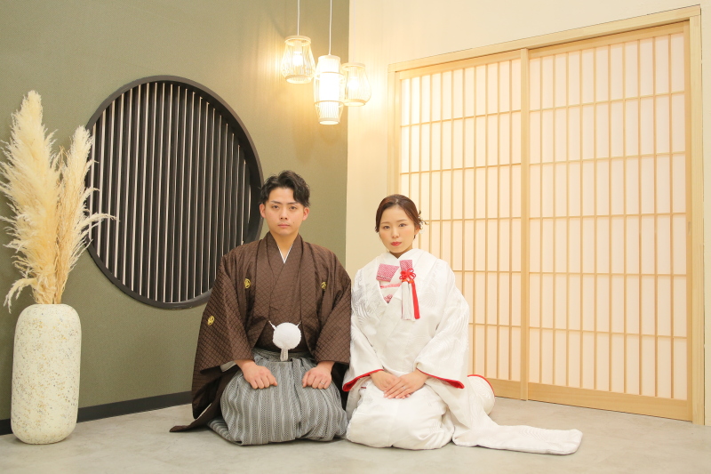 王道の正座ショット