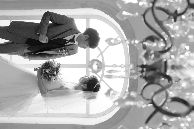 モノクロで雰囲気のある写真を