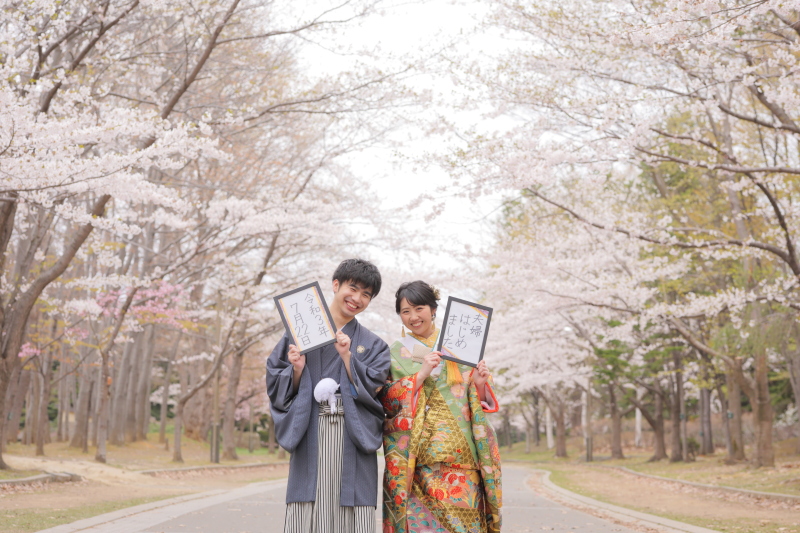 ５月は桜と一緒に