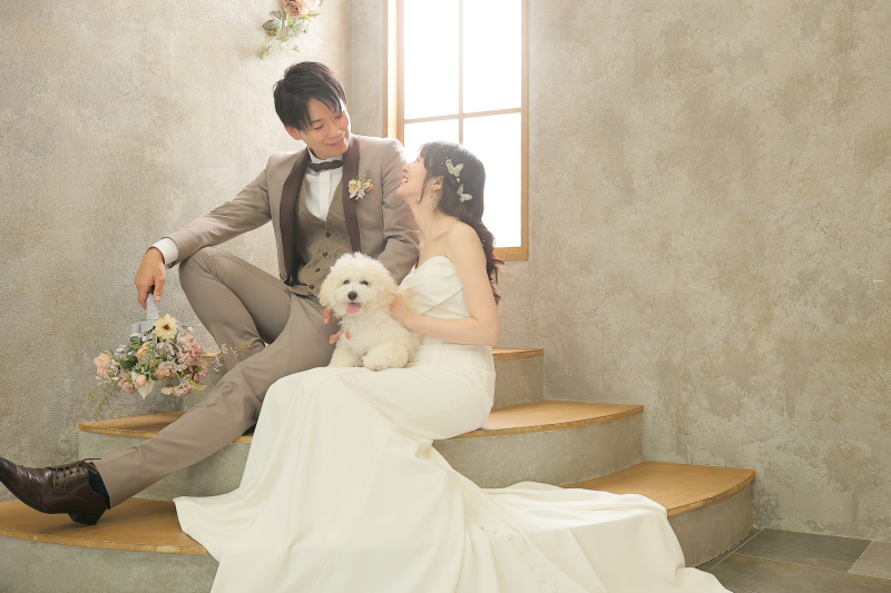 今日も素敵なおふたり+一匹と❁