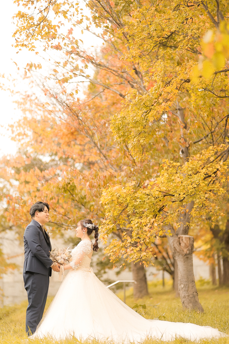 少しずつ木々が色付き始めました！