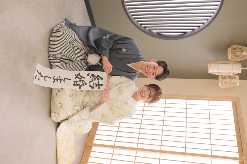 嬉しそうなお2人に注目!