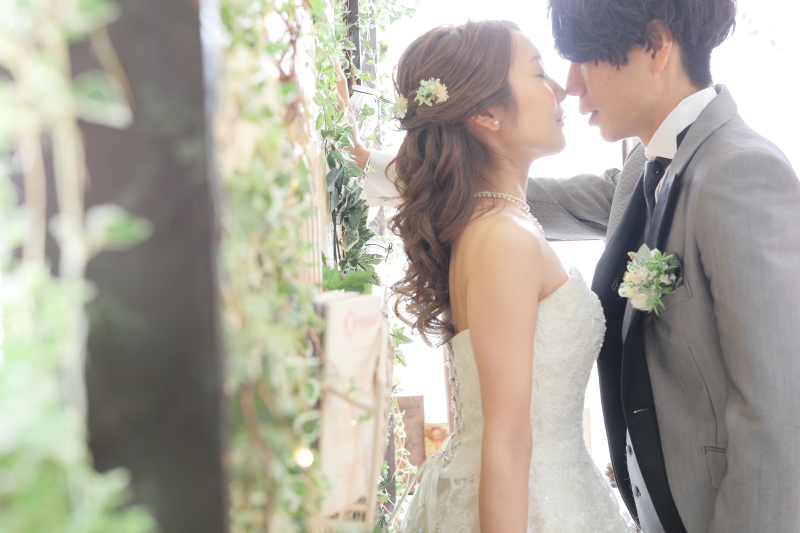 ガーデン風のセットで