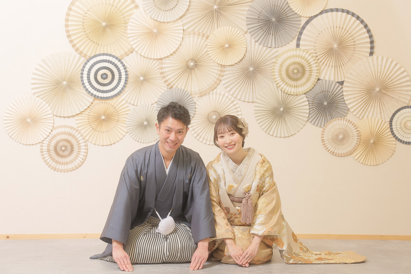 和装ならではの正座ショット!