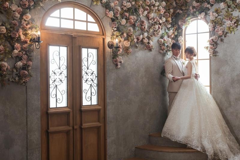 洋装2着スタジオ撮影