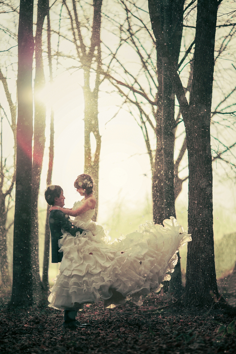 ドラマチックなお姫様抱っこ◎