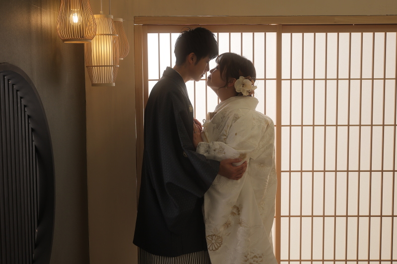 和装に着替えてロマンチックに!