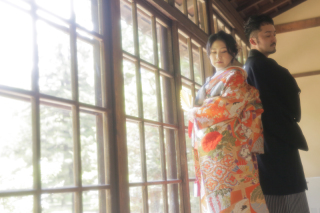 洋装1着スタジオ＋和装1着ロケーション