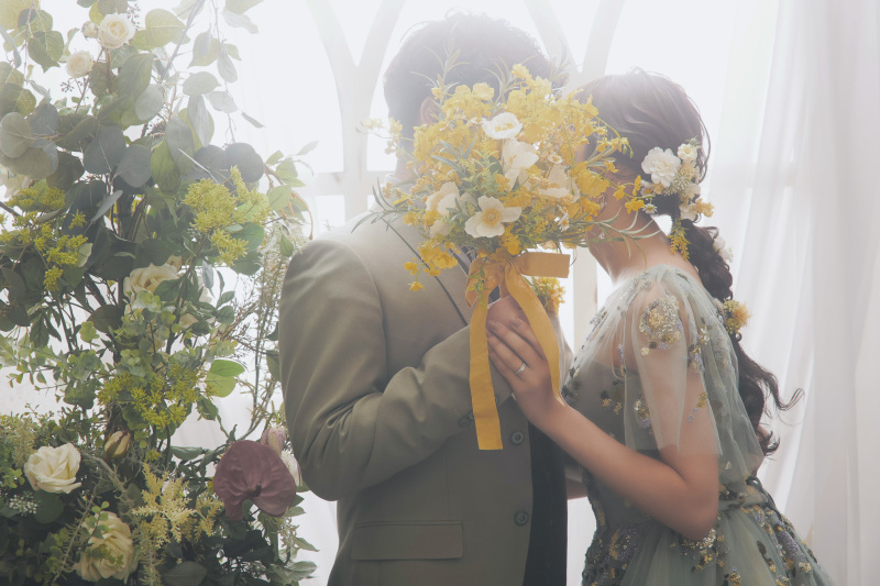 ブーケも活かして❁