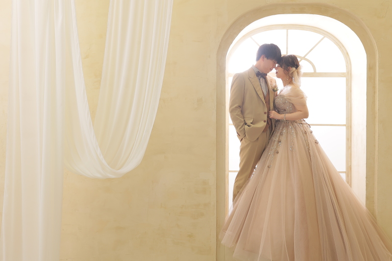 カラードレスにチェンジ!