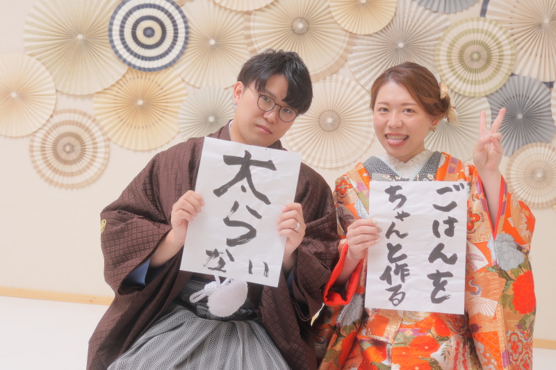 お持ち込みの小物と