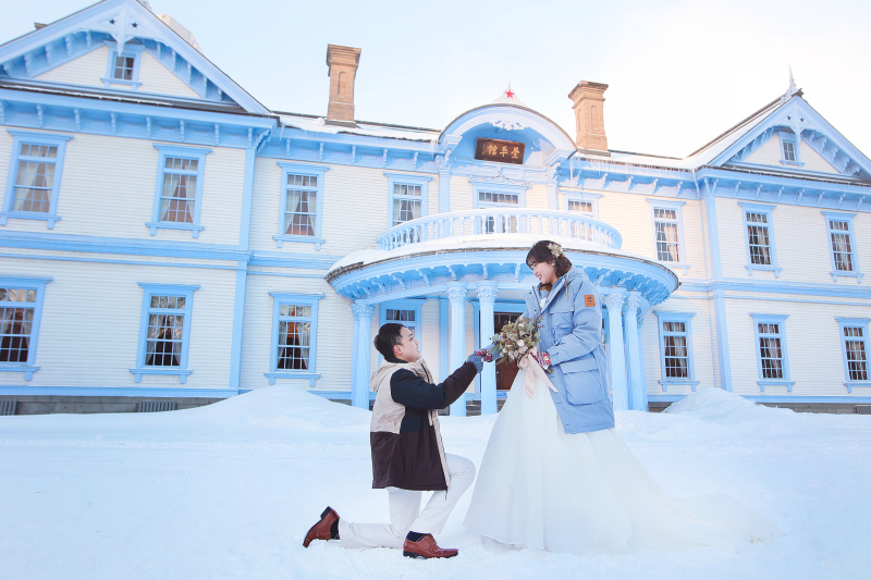 豊平館の外観で