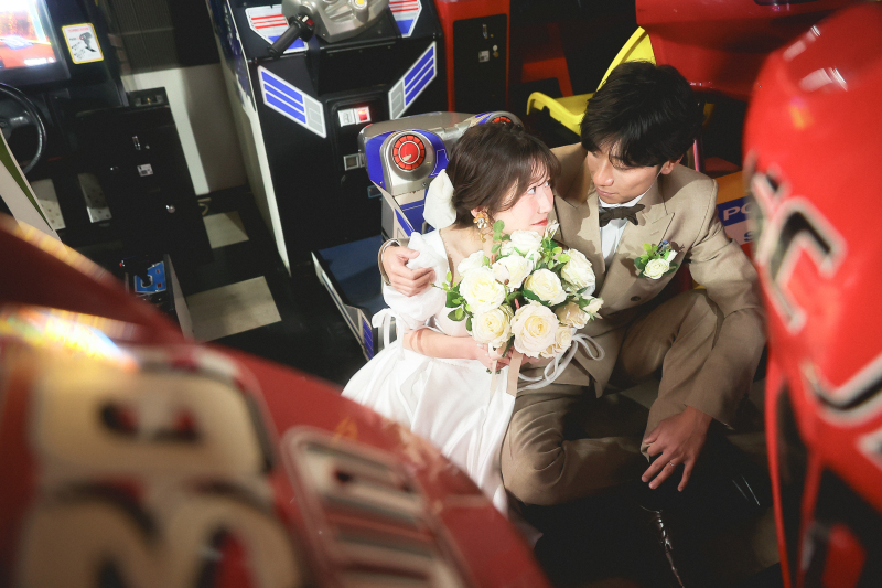 和洋装ロケーション［歴史ある建物×レトロゲームセンター］