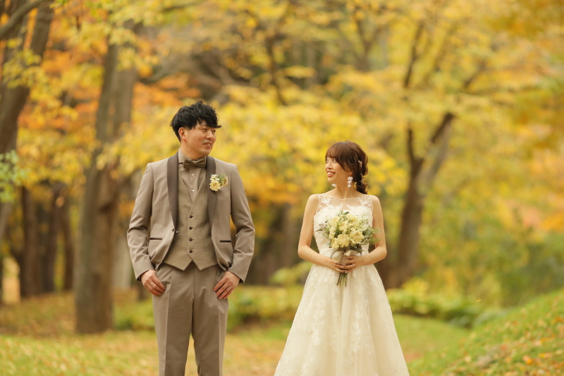 ロケーションは洋装で!