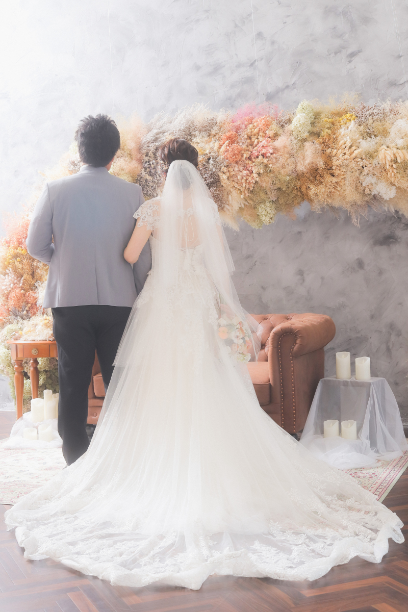 ウェディングドレスならではの・・