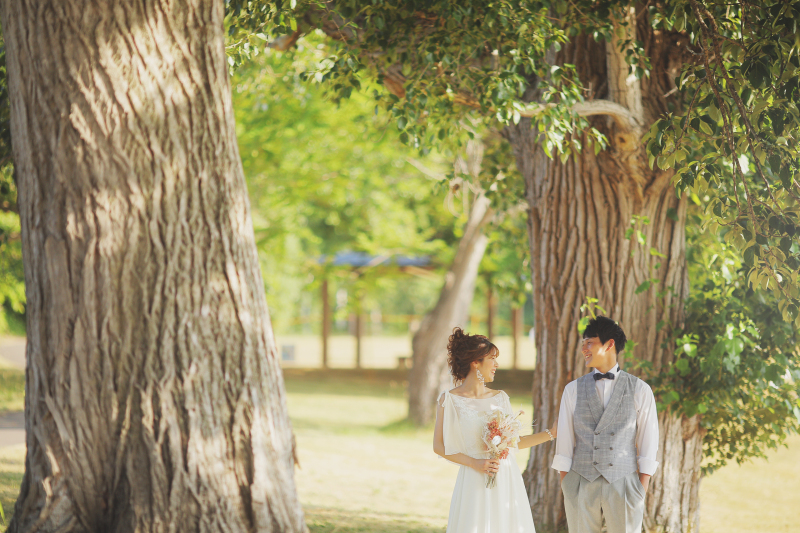 木漏れ日に感じる夏感♡