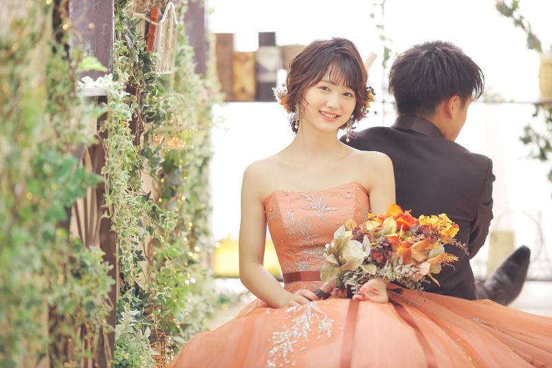 秋にぴったりなドレスコーディネート