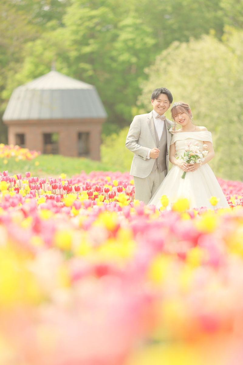 春の訪れ、チューリップ⚘