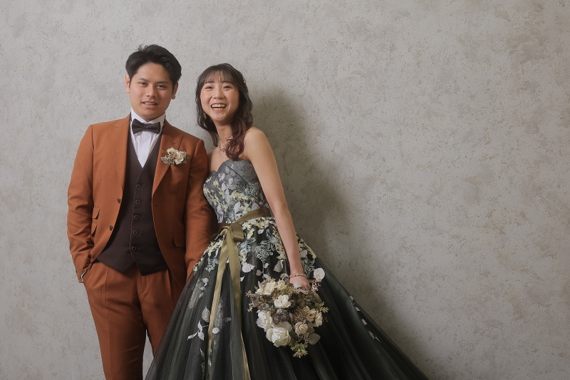 洋装最後は元気よく!