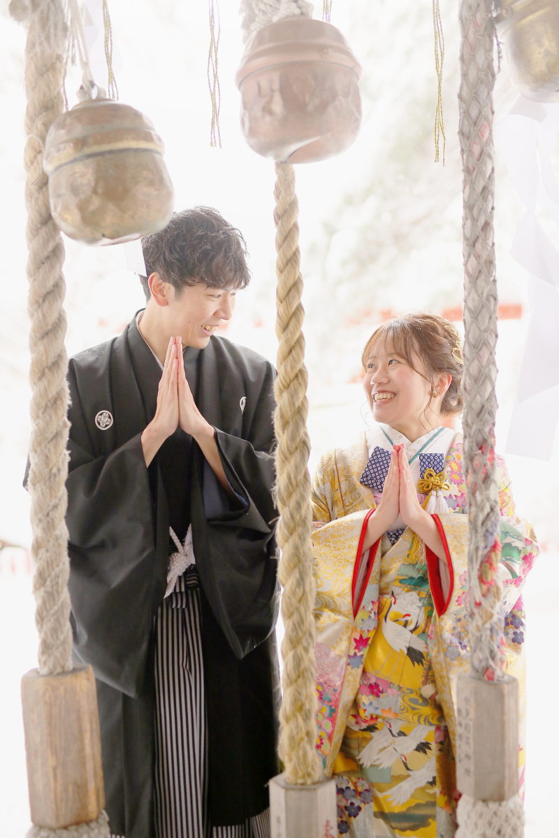 仲良く手を重ねて♪