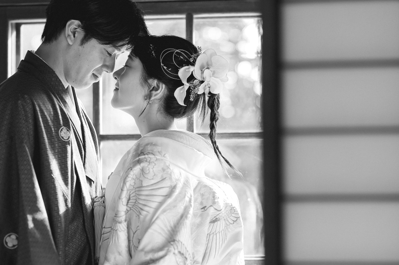 最後はお2人の横顔が綺麗に写し出されるように✾