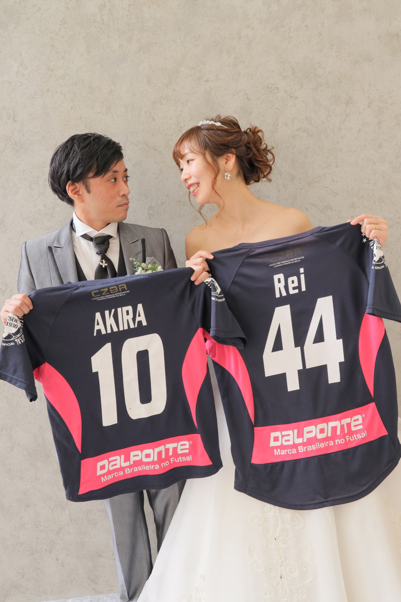 お2人の思い出が詰まった衣装と共に