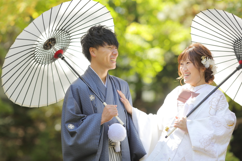 ナチュラルでシンプルな和装コーディネート