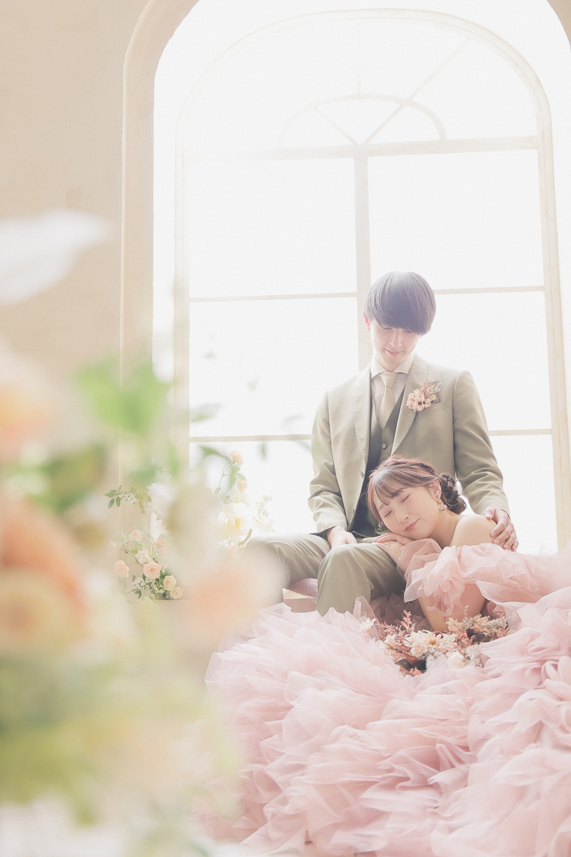 今度はカラードレス編♬