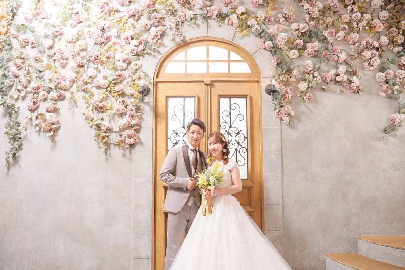 お次はスタジオでのウェディングドレス撮影です⚘