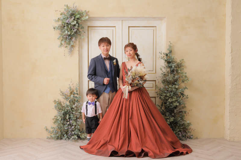 家族の集合写真