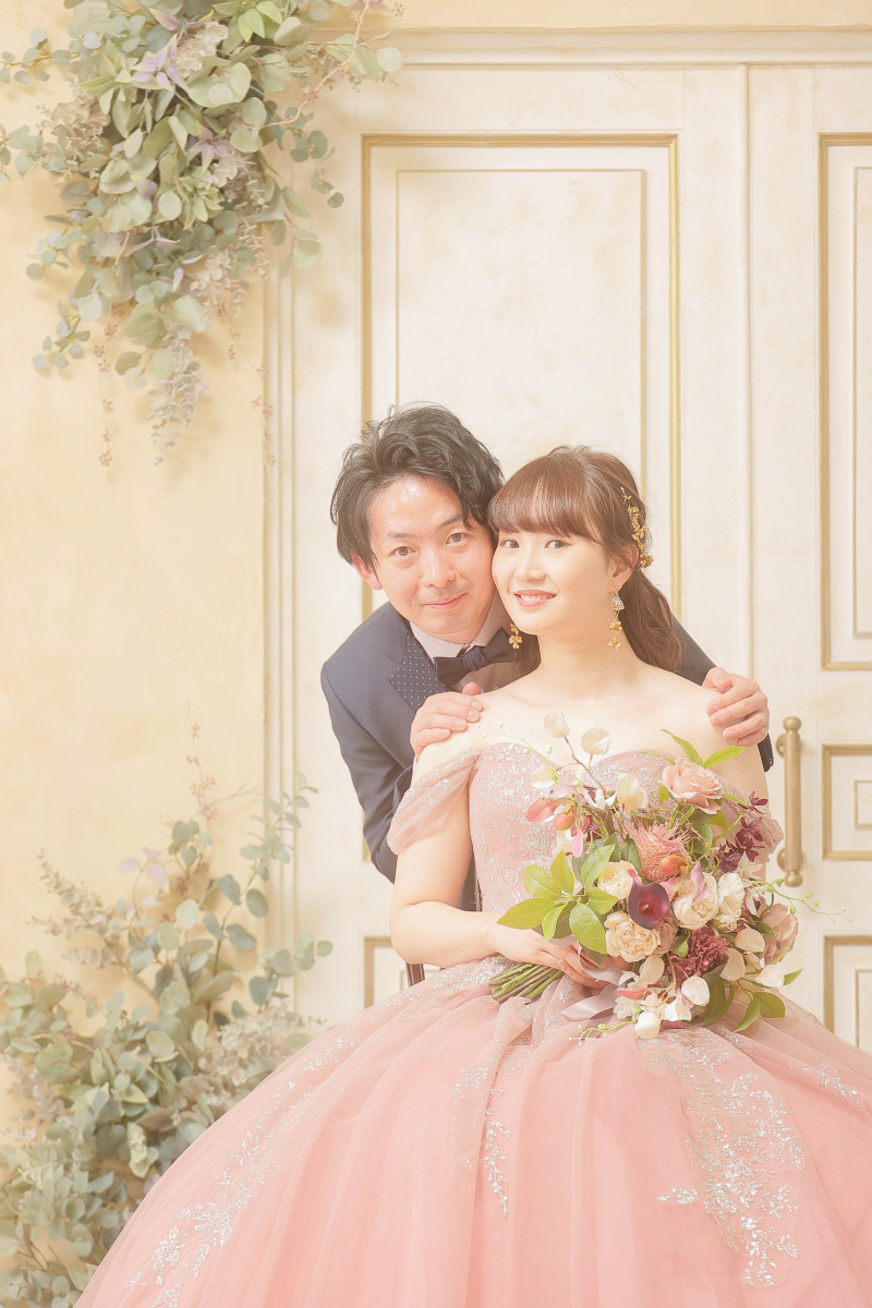 カラードレスも撮影しました!