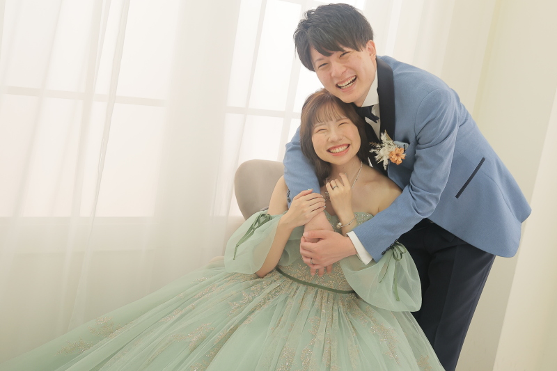 ぎゅっと近づいて!