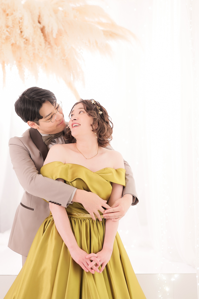 最後は旦那様からのハグショット！