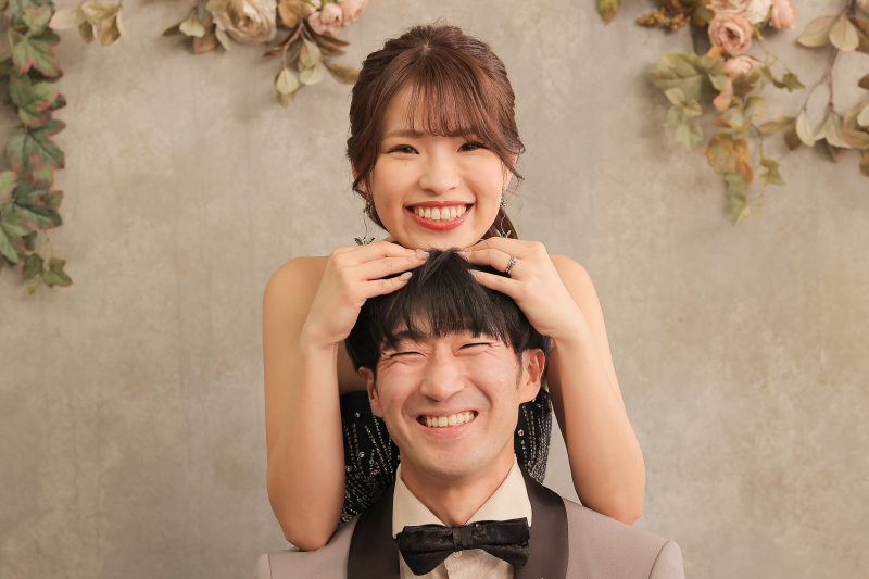 顔と顔を重ねて♪