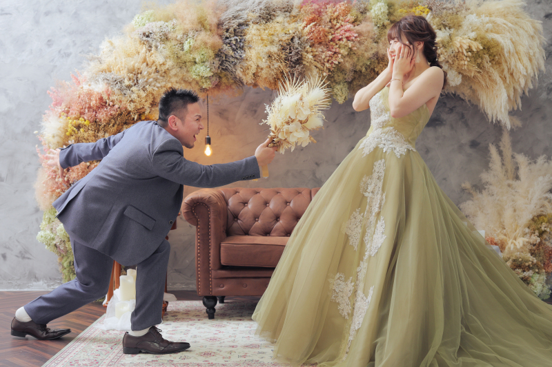 豪快なプロポーズショット!!