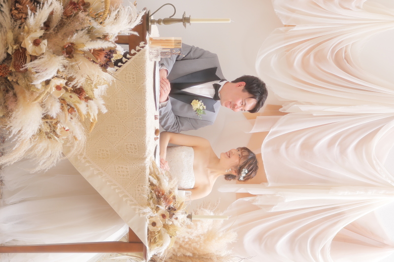 挙式会場をイメージしたセット❁