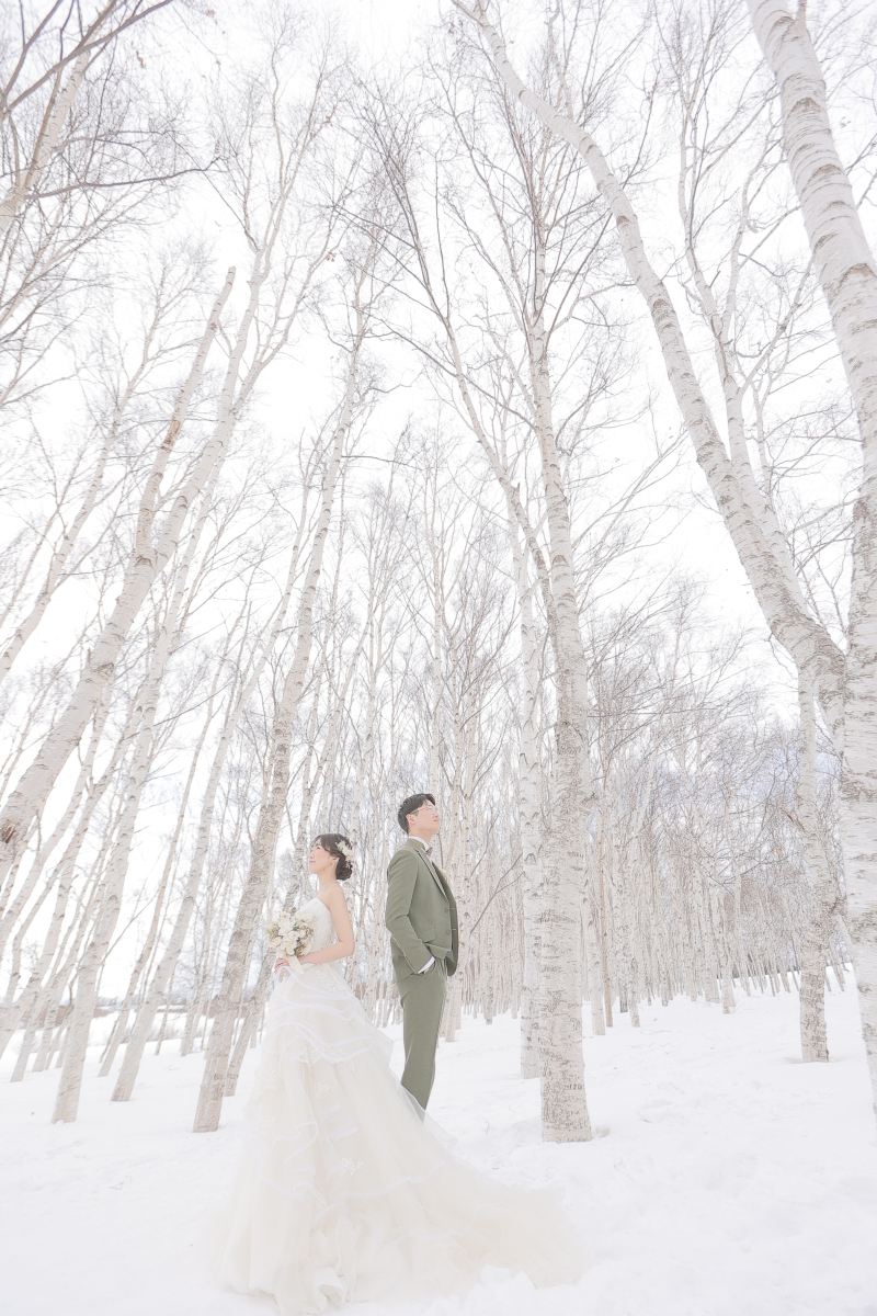 真っ白な世界の中で