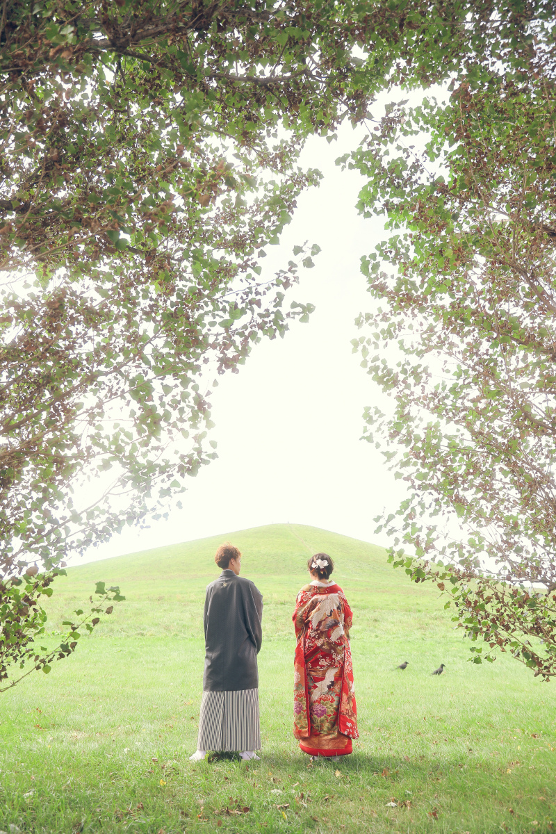 後ろ姿のお写真