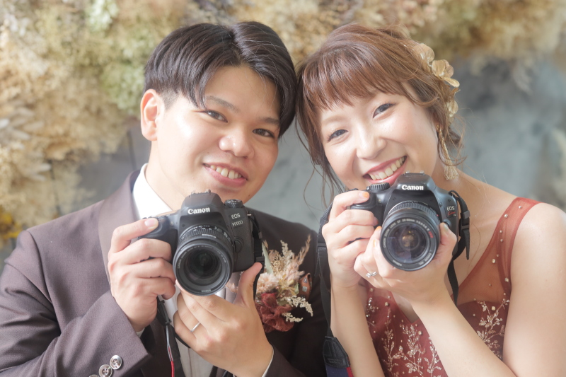 お持ち込みのカメラと一緒に