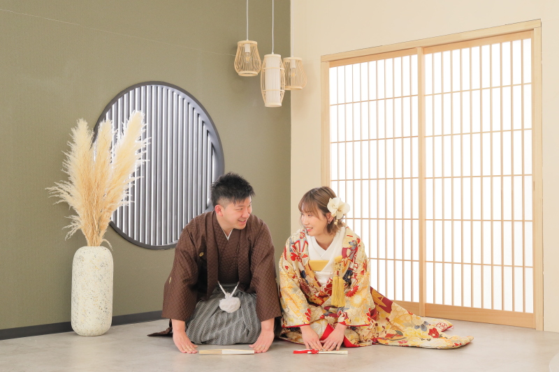 和装前撮りといえば・・!