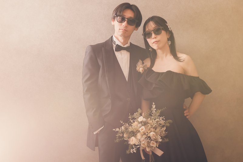 お持込みサングラスを使って